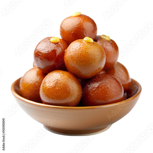 bowl of sweet Gulab jamun