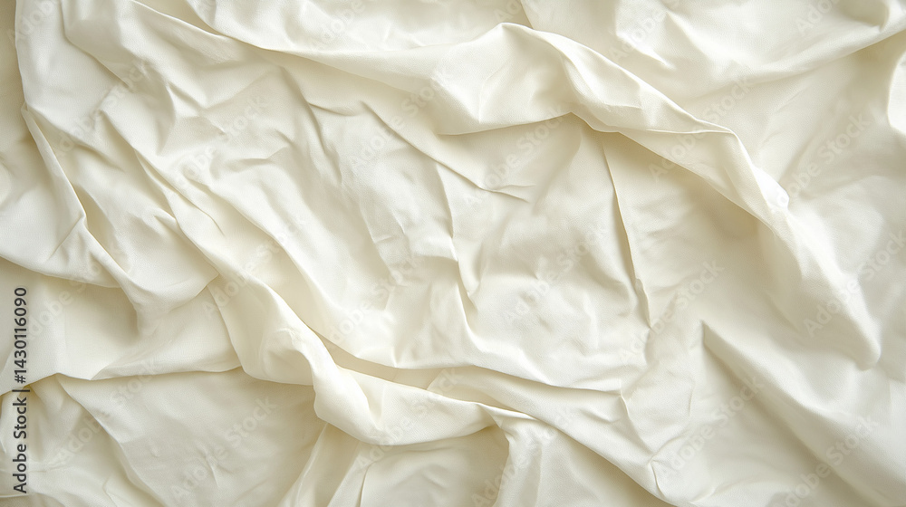 Flattened but clearly crumpled paper surface with soft lighting highlighting texture Flattened but clearly crumpled paper surface with soft lighting highlighting texture