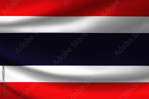 The National Flag of Thailand with fabric Free Download The National Flag of Thailand with fabric - GFXLoad