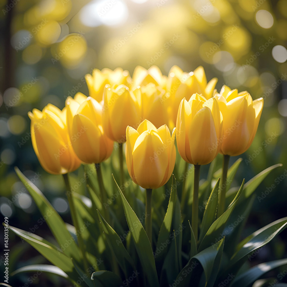 Obraz premium yellow tulip