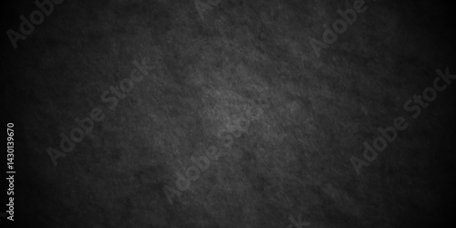 Dark Black background texture, old vintage charcoal black backdrop wall grunge design. Abstract black wall surface, black stucco texture. Black gray satin dark texture luxurious background.