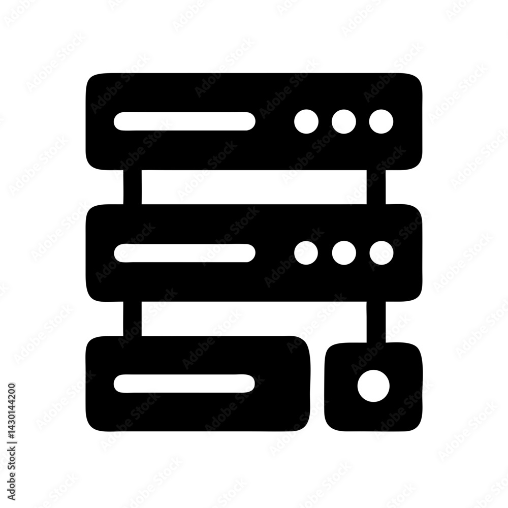 Server Hosting Cloud Icon Silhouette Vector Illustration on Transparent Background PNG Image Server Hosting Cloud Icon Silhouette Vector Illustration on Transparent Background PNG Image