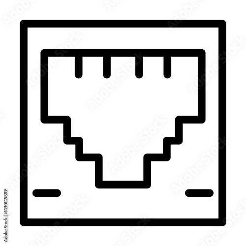 ethernet line icon