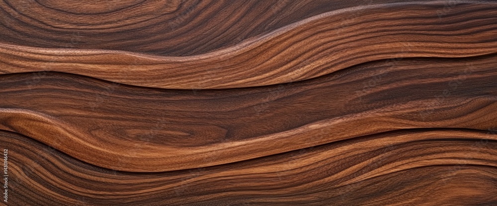 Fototapeta premium Intricate Wood Grain Texture - Dark Brown Wood Paneling