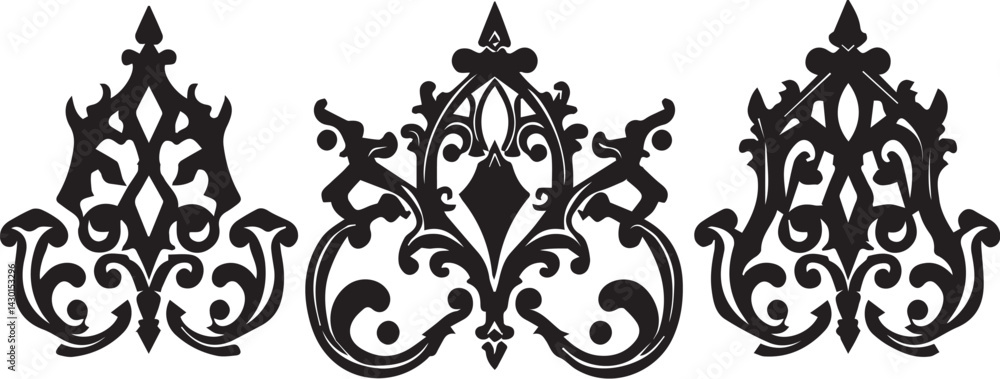 A set of elements, symbols, ornaments, mandalas. Hand drawn vector illustration A set of elements, symbols, ornaments, mandalas. Hand drawn vector illustration