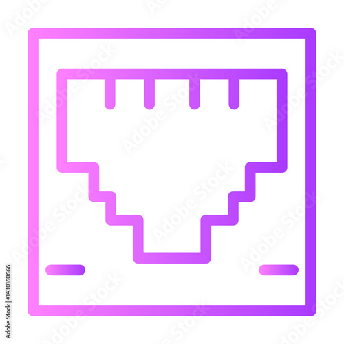 ethernet gradient icon