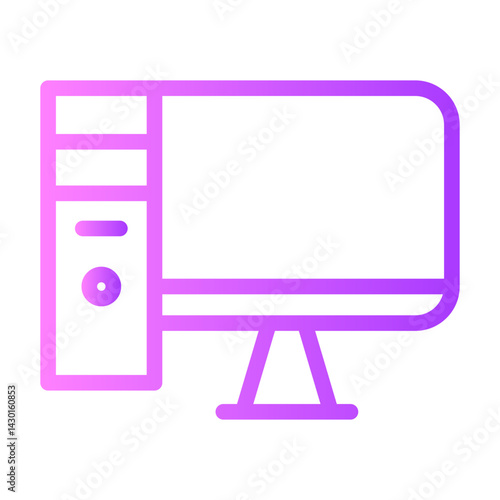 workstation gradient icon