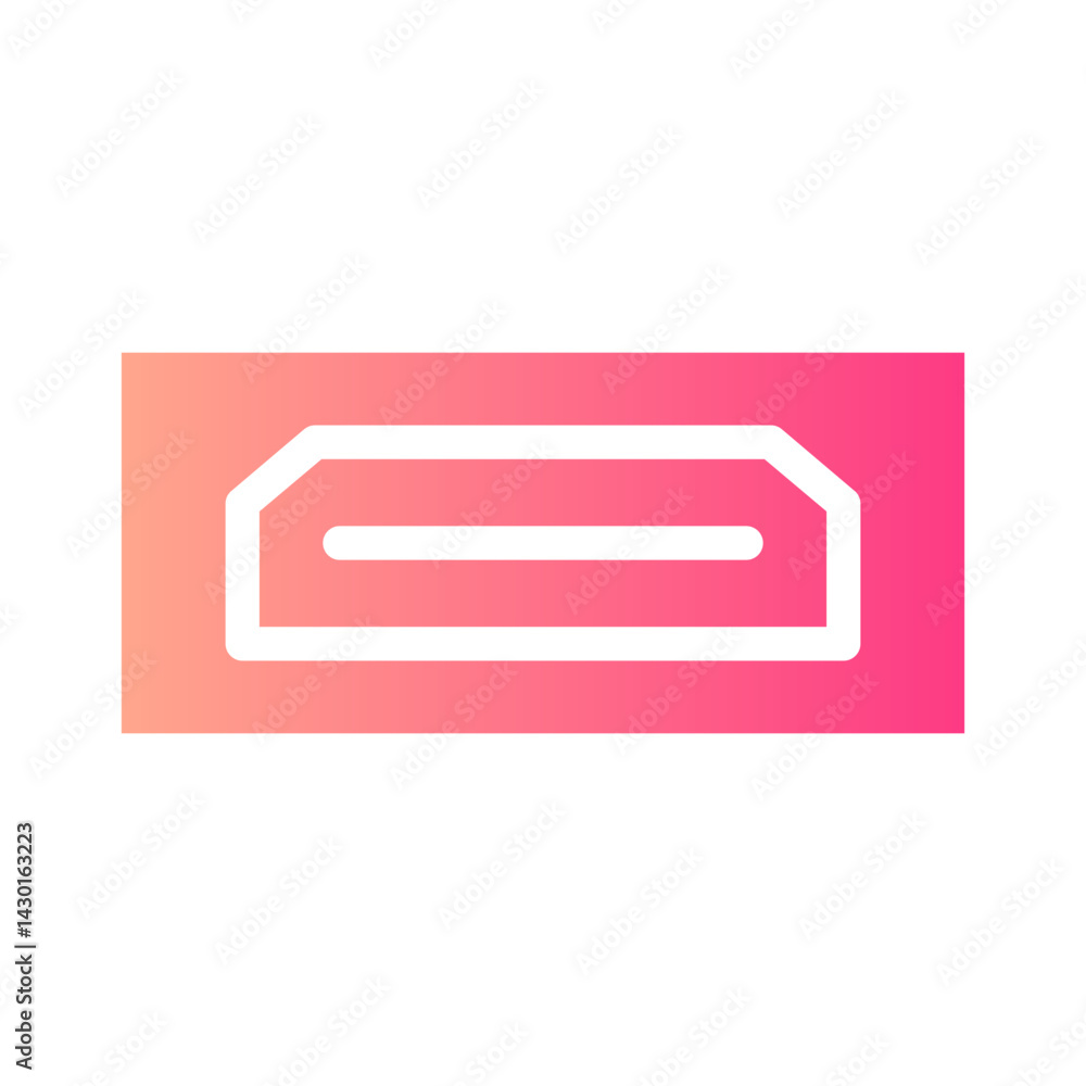 hdmi gradient icon hdmi gradient icon