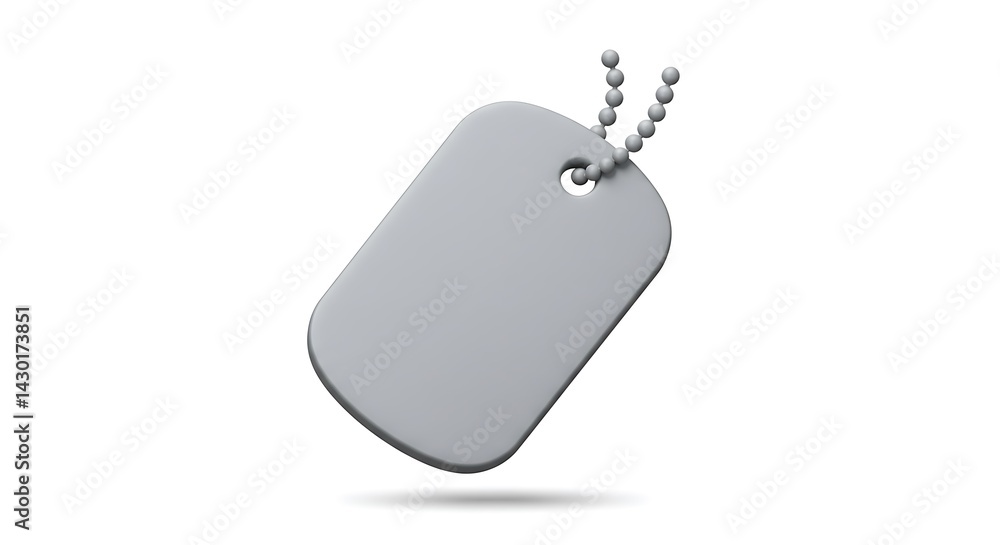 Fototapeta premium Metal Dog Tag