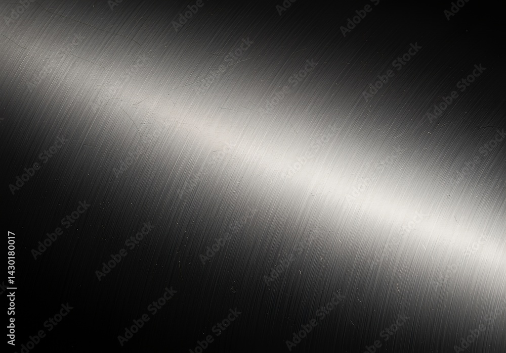 Textured Metal Surface with Diagonal Light and Subtle Scratch Marks Textured Metal Surface with Diagonal Light and Subtle Scratch Marks