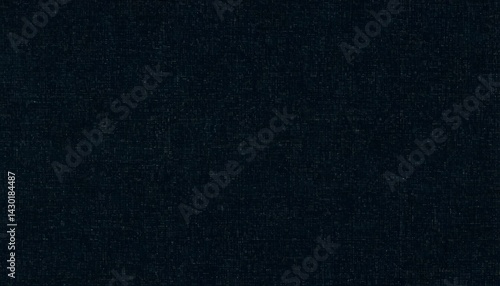 Dark Navy Blue Fabric Texture Close-up for Background Material
