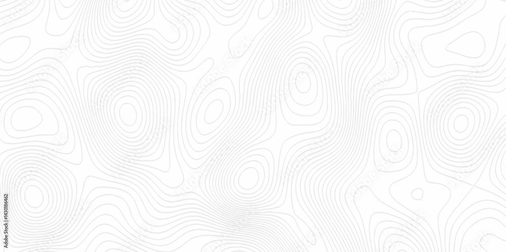 Obraz premium White topography topology vector white background fresh contour map texture. white seamless pattern Abstract background with a wave Topography and geography map grid abstract backdrop.
