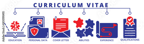 curriculum vitae in color style