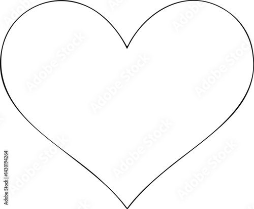 Love Heart Shape Design Vector Illustration Clipart Eps