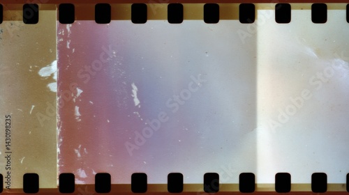 Exploring the beauty of vintage film effects with blurred gradients and light leaks at sunset