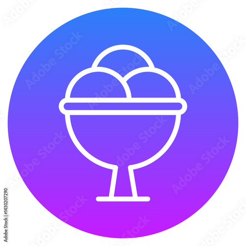 Icecream Bowl Icon