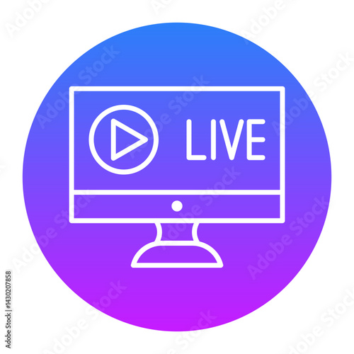 Live Streaming Icon