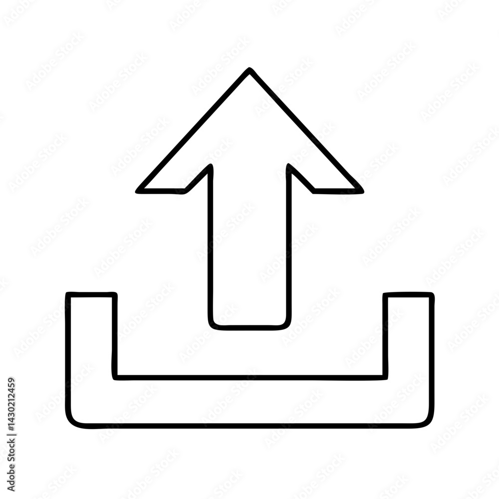 upload arrow icon, upload arrow line art - simple line art of upload arrow, perfect for upload arrow logos and icons upload arrow icon, upload arrow line art - simple line art of upload arrow, perfect for upload arrow logos and icons