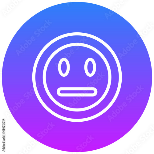 Neutral Face Icon