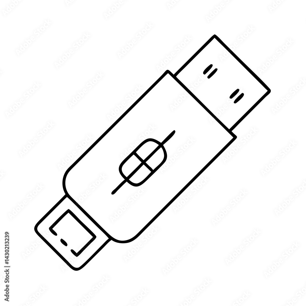 usb drive icon, usb drive line art - simple line art of usb drive, perfect for usb drive logos and icons usb drive icon, usb drive line art - simple line art of usb drive, perfect for usb drive logos and icons