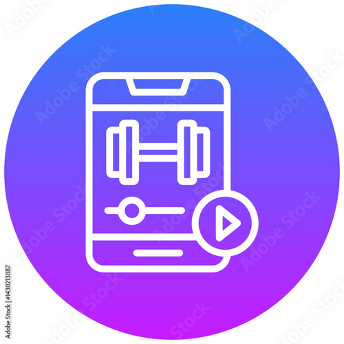 Online Gym Icon