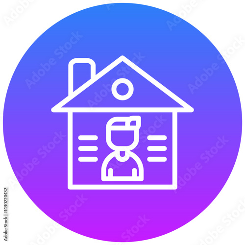 Working at Home Icon