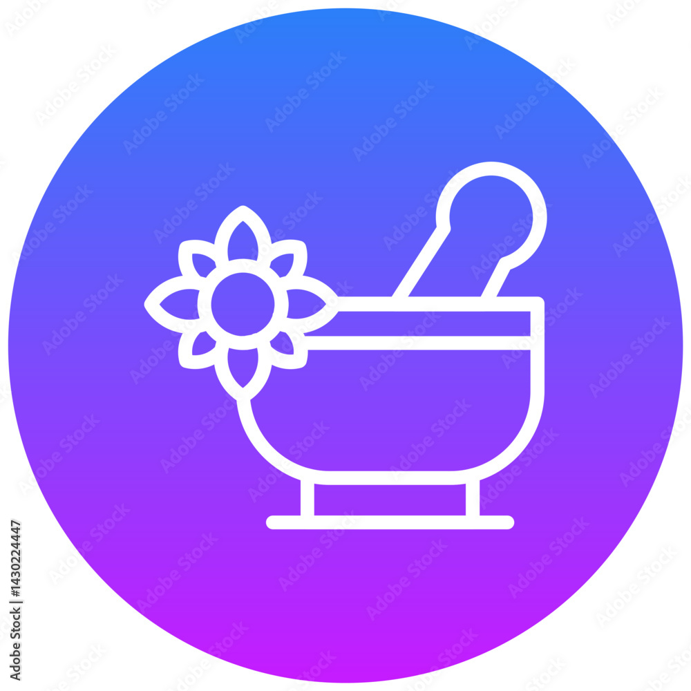 Fototapeta premium Spa Bowl Icon