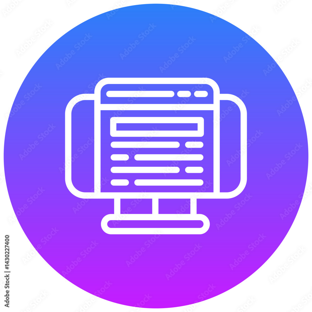 Website Blog Icon Website Blog Icon