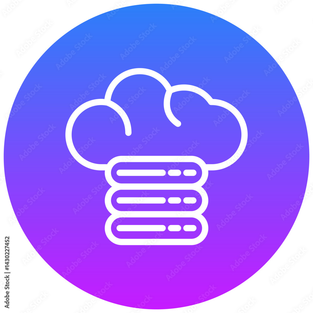 Cloud Storage Icon Cloud Storage Icon