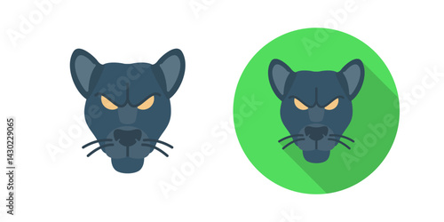 Black Panther Vector Icon