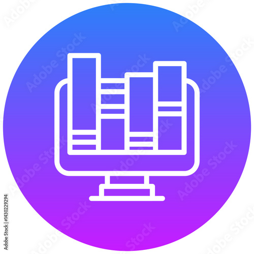 Online Library Icon