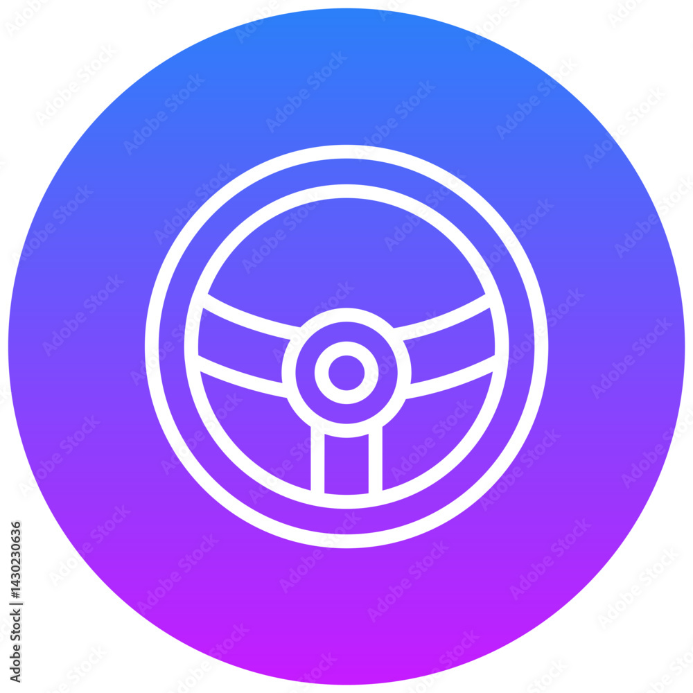 Steering Wheel Icon Steering Wheel Icon
