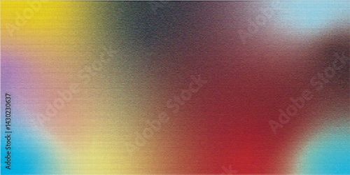 Rainbow colorful Gradient background. technology, digital background. Smooth Blend Rainbow Glow with noise effect grain wallpaper grainy noisy blurry texture. Abstract bright colorful swirl .