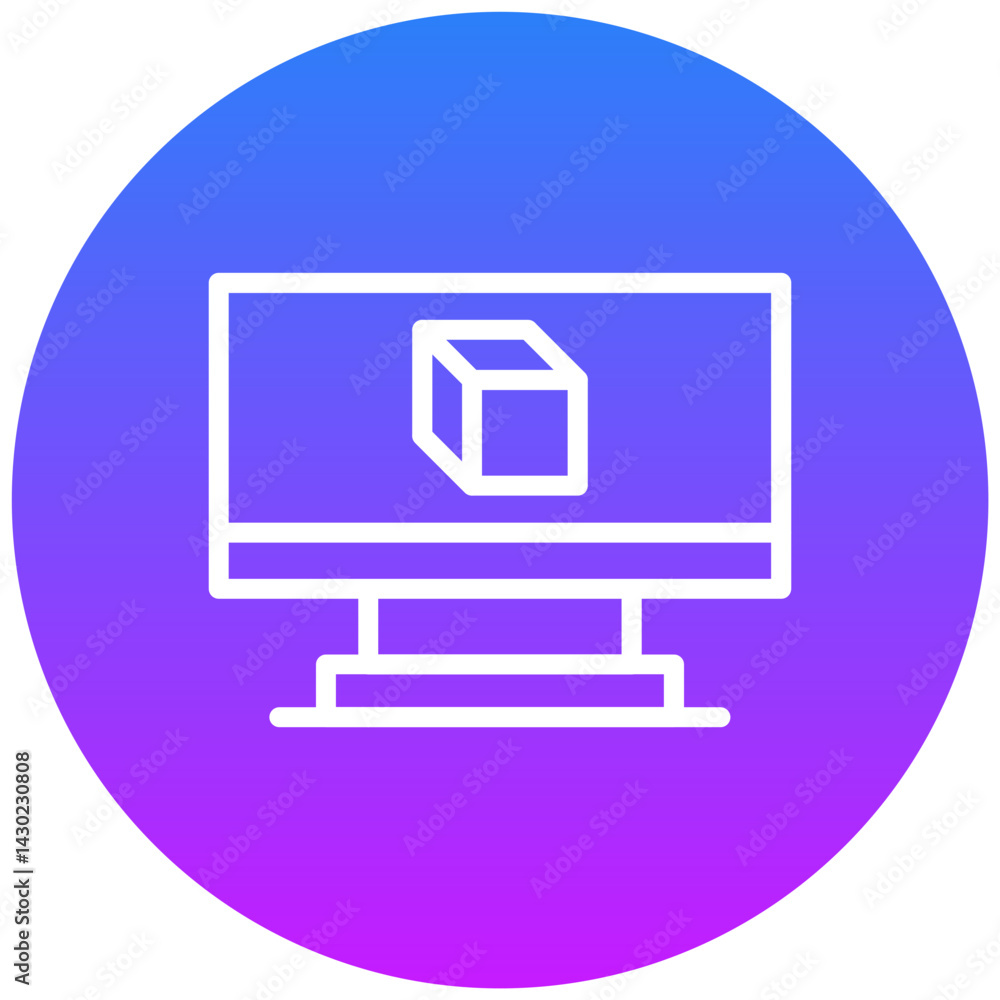 3d Modeling Icon 3d Modeling Icon