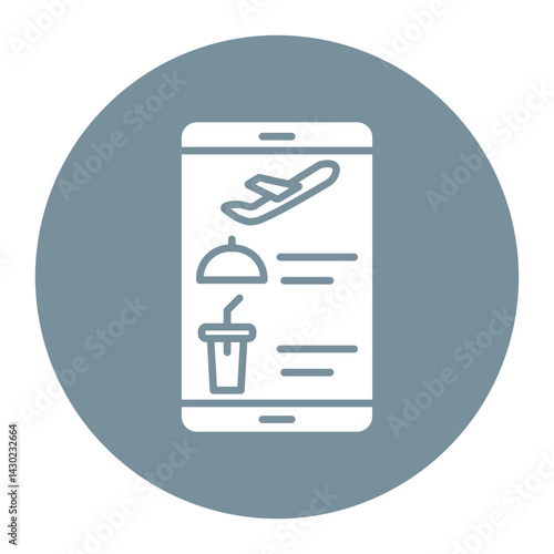 Digital Inflight Menu Icon