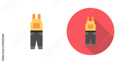 Jumpsuit Vector Icon
