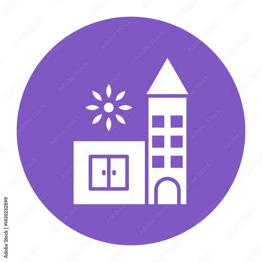Fototapeta premium Wellness Resort Icon