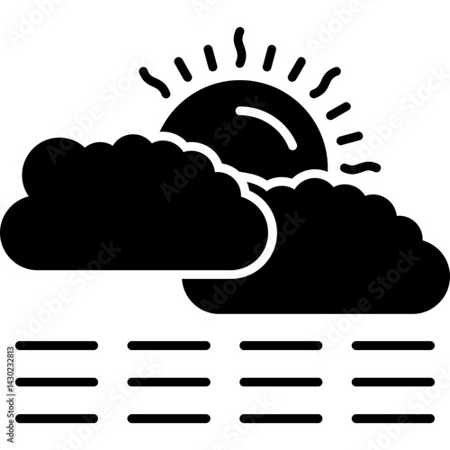 Calm day icon
