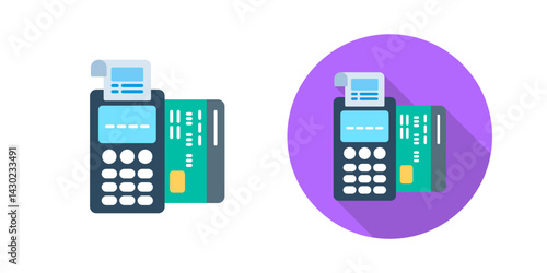 Pos Terminal Vector Icon
