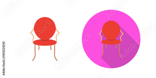 Ancient Chair Vector Icon