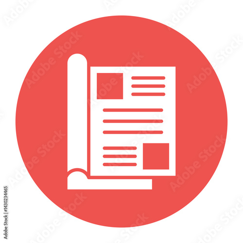 Magazine Layout Icon