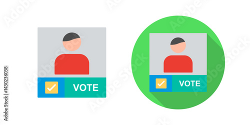 Candidate Banner Vector Icon