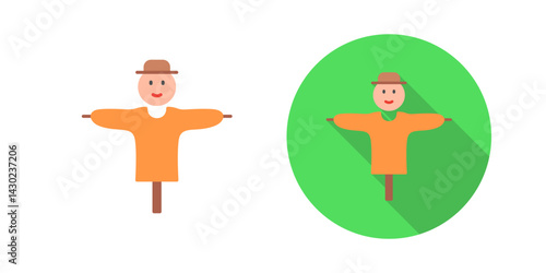Scare Crow Vector Icon