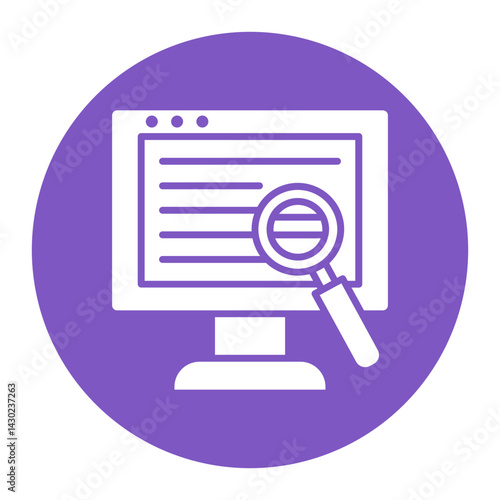 Web Research Icon