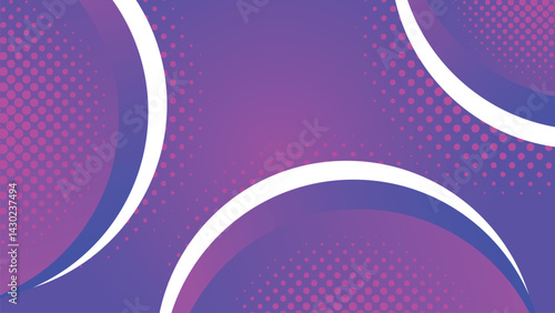 Blue and Purple Abstract Geometric Vector Background for Slide Background