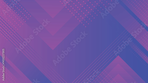 Blue and Purple Abstract Geometric Vector Background for Slide Background