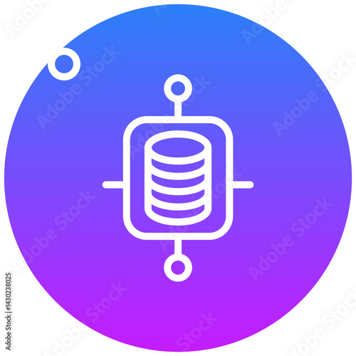 Data Aggregation Vector Icon