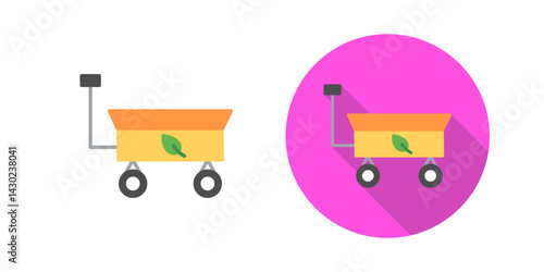 Garden Cart Vector Icon