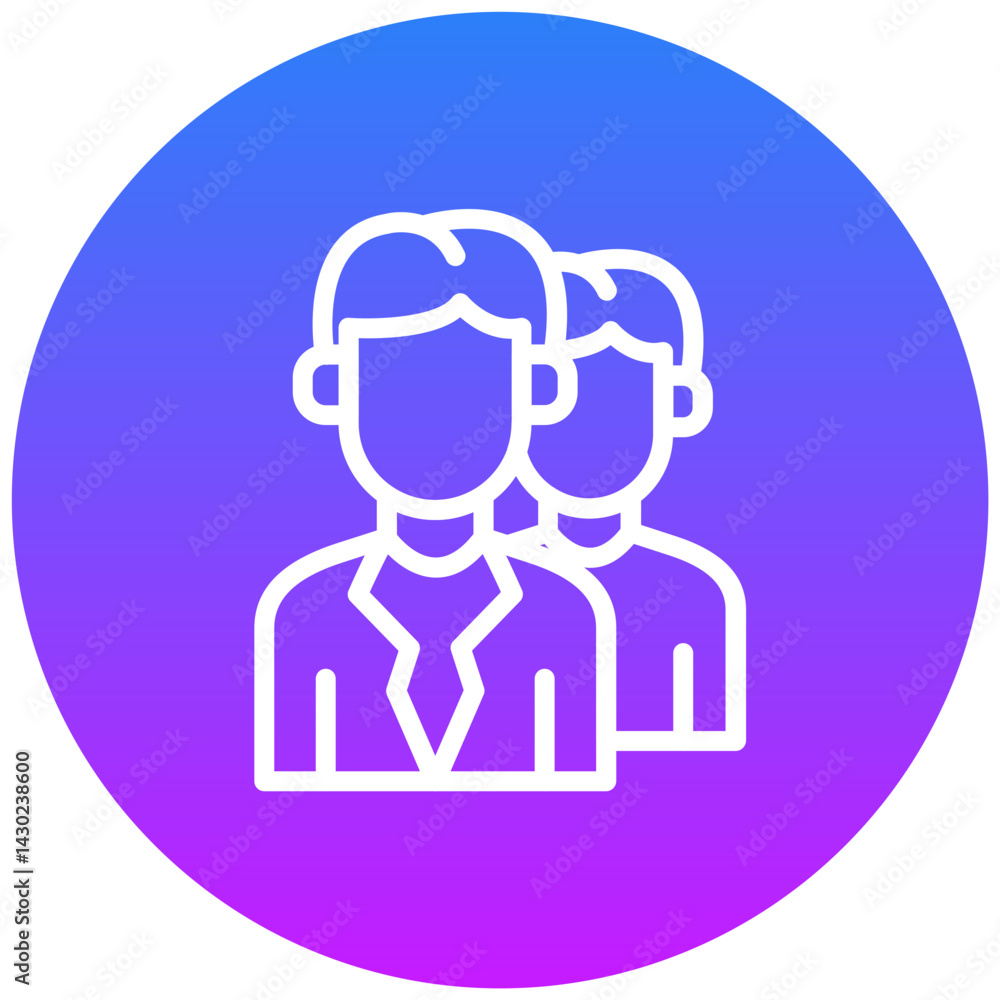 Executive Team Vector Icon Executive Team Vector Icon