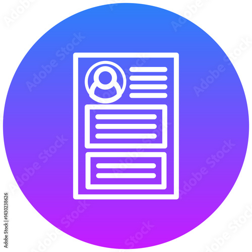 Resume Vector Icon